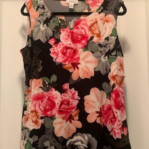 Calvin Klein sleeveless top.  Polyester/spandex blend, Size L, like new.  $25